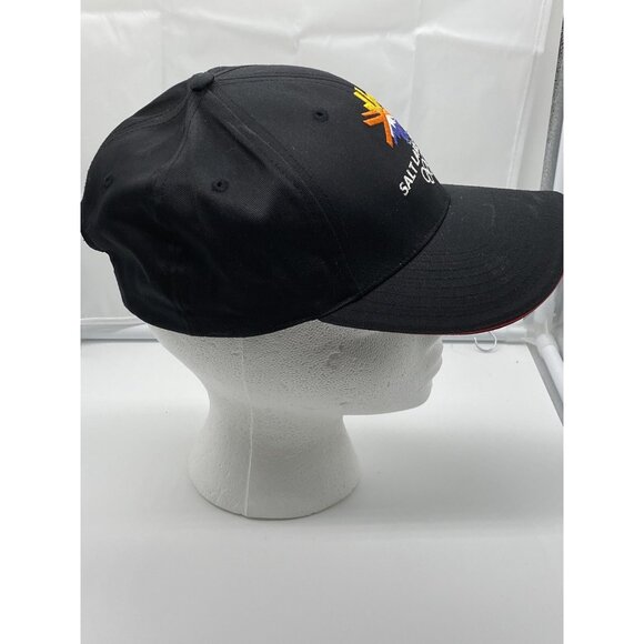 Salt Lake 2002 Winter Olympics Men's Cap Hat Black Snapback Vintage - Picture 2 of 13